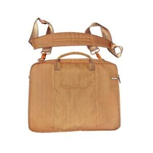 Incase Laptop Bag Shoulder Briefcase Messenger Brown Padded Adjustable Strap